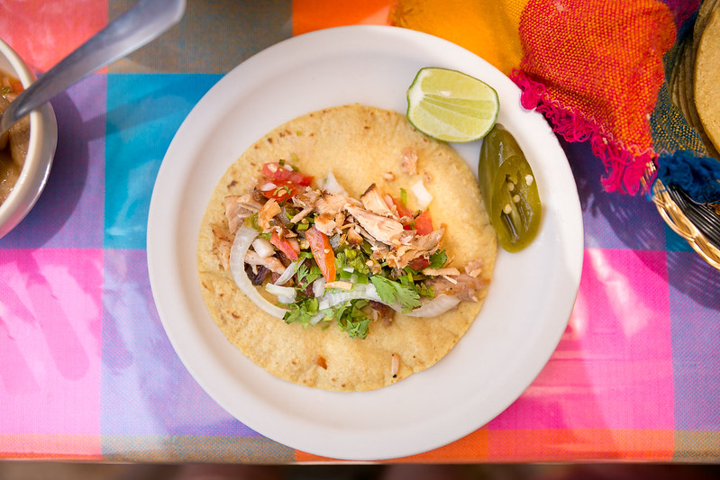 Plate of Mexican Food